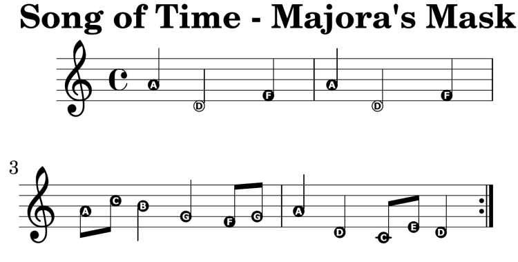 Song of Time - Majora's Mask
